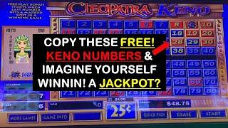 4 Cleopatra Keno Bonus Rounds +Free #Keno Numbers #shorts #short #youtubeshorts #youtubeshort