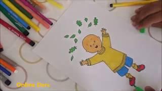 Caillou Boyama Videosu #renkliboyamalar #boyama #caillou