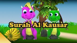 Cute Dinosaurs Compete to Eat Bananas With Murottal Al Kausar