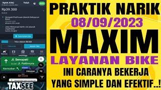 Tutorial narik maxim bike cara simple efektif  maxim driver