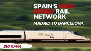 MADRID TO BARCELONA IN HIGH SPEED TRAIN  FASTER AND CHEAPER THAN FLIGHT