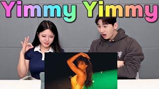 Reaction of a Korean boy who fell in love with a Bollywood actressYimmy Yimmy #MiMi #Dongwook