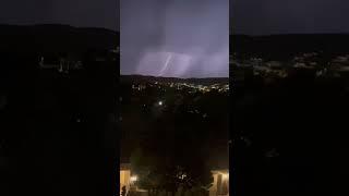 Huge lightning storm #stgeorge #lightning #shortsvideo #shortvideo #shorts #hugestorm #storm