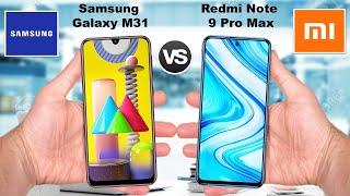 Samsung Galaxy M31 VS Xiaomi Redmi Note 9 Pro Max  comparison ULTRATECH