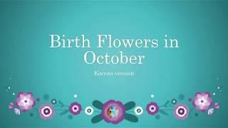 Korean Birth Flowers for October