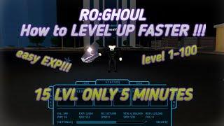 How to LEVEL UP FASTER as CCG  Roblox  Ro-Ghoul