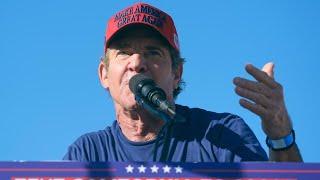 Dennis Quaid full speech at Donald Trump campaign rally in Coachella California