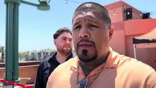 Fernando Vargas WHY HE JUMPED IN the fight at Nate Diaz vs Jorge Masvidal press conference