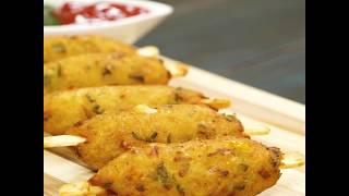 Crispy Corn Kebabs