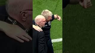 David Moyes and his dad.  #UECLfinal #WestHam  