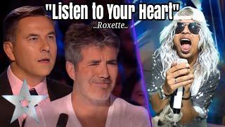 Americas got talent 2024  Song Listen to your heart For Roxette The judges shocked
