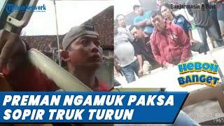 Preman Ngamuk Pukul dan Paksa Sopir Truk Turun Diduga di Jombang Berakhir di Atas Materai