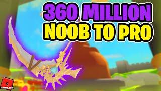 Level 360 MILLION Rebirth  Noob to Pro  Giant Simulator