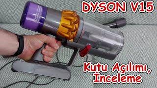 EN GÜÇLÜ KABLOSUZ ŞARJLI DİKEY SÜPÜRGE. Dyson V15 Detect Absolute Kablosuz Süpürge