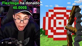 Donando 40000$ a Youtubers Por Retos en Minecraft