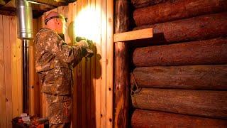 The big HOUSE UNDERGROUND SHELTER Beautiful plank walls. Off grid.