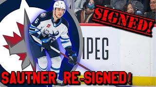 Winnipeg Jets Re-Sign Ashton Sautner Jets Fan Reaction