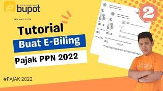 Cara Rekam dan Bayar PPN Buat E-Billing Pajak dengan E-Bupot Sub Unit Pajak Sekolah 2022 - P-2