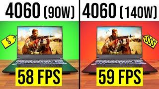 High Power RTX 4050  4060  4070 Laptops Are a Waste 