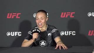 Rose Namajunas talks about the scales for UFC Denver