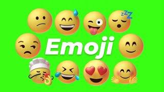 Animated Emoji GIF Green Screen Pack Free Download