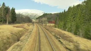 956 Hours Train Journey to the Norwegian Arctic Circle SPRING 1080HD SlowTV
