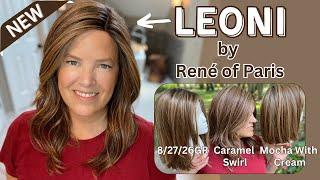 LEONI by Rene of Paris in CARAMEL SWIRL Wig Review New Style & Color Similar Color Comparison