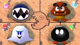 All Crazy Cutter and Face Lift Minigames in Mario Party Games