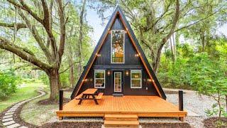 The Coziest A-frame Cabin Nestled Amidst The Serene Beauty of Nature