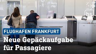 So funktionieren die neuen Gepäck-Schalter am Frankfurter Flughafen  hessenschau