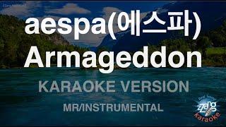 짱가라오케노래방 aespa에스파-Armageddon MRInstrumental ZZang KARAOKE