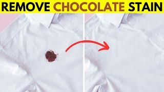 How to Remove Old Chocolate Stains from White Clothes