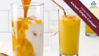 Iced Golden Milk Latte with Collagen  Ancient Nutrition