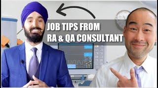 Get A Job In Regulatory Affairs Medical Devices  Tips From A Consultant