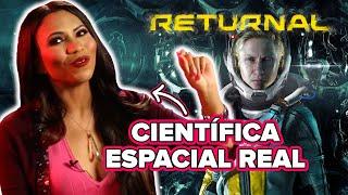 Científica espacial juega Returnal