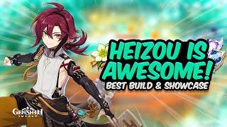 COMPLETE HEIZOU GUIDE Best Heizou Build - Artifacts Weapons Teams & Showcase  Genshin Impact