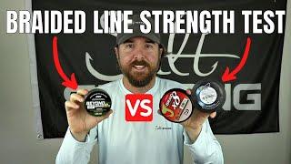 Beyond Braid 8x vs Daiwa 8 Grand vs PowerPro Maxcuatro Line Strength Test