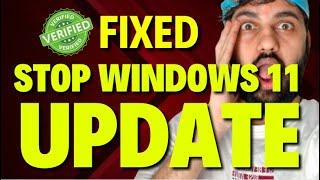 How to Stop Windows 11 Update