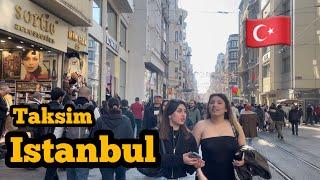 4 K  Istanbul turkey  istiklal street 4k walking tour vedio 2024 istiklal street 