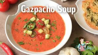 The Best Recipe for Summer Cold Spanish Gazpacho Soup
