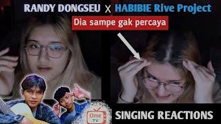 Randy dongseu dan Habibie Rive project bikin cewek ini luluh lantah  SINGING REACTIONS OmeTV