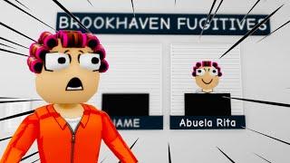 LA ABUELA RITA SE CONVIERTE EN LA CRIMINAL MÁS BUSCADA DE BROOKHAVEN ROBLOX