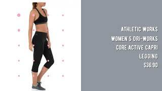 conair1968us - Athletic Works Womens Dri-Works Core Active Capri Legging