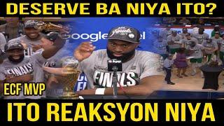 ITO ANG NAGING REAKSYON NI JAYLEN BROWN NANG SIYA ANG MAGING FINALS MVP NG EAST FINALS.