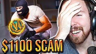 SCAMMED A͏s͏mongold Reacts To $1100 Mythic Boost Scam