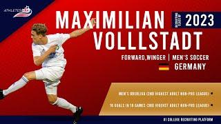 Mens Soccer  Forward Winger  Maximilian Vollstadt Germany  Recruit 2023