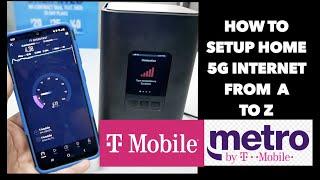 metro by t-mobile T-mobile 5G Home internet complete setup from A to Z