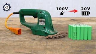 Easy Way to Convert Cord to Cordless Grass Shear 20V  Makita MUM 162