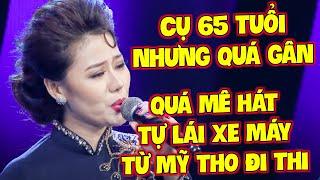 CỤ 65 TUỔI khiến GK THẢN THỐT khi QUÁ MÊ HÁT nên TỰ LÁI XE MÁY 6 TIẾNG TỪ MỸ THO ĐI THI