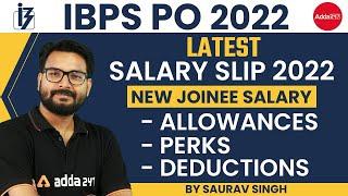 IBPS PO Salary 2022  Latest Salary Slip of Bank PO  Saurav Singh Adda247